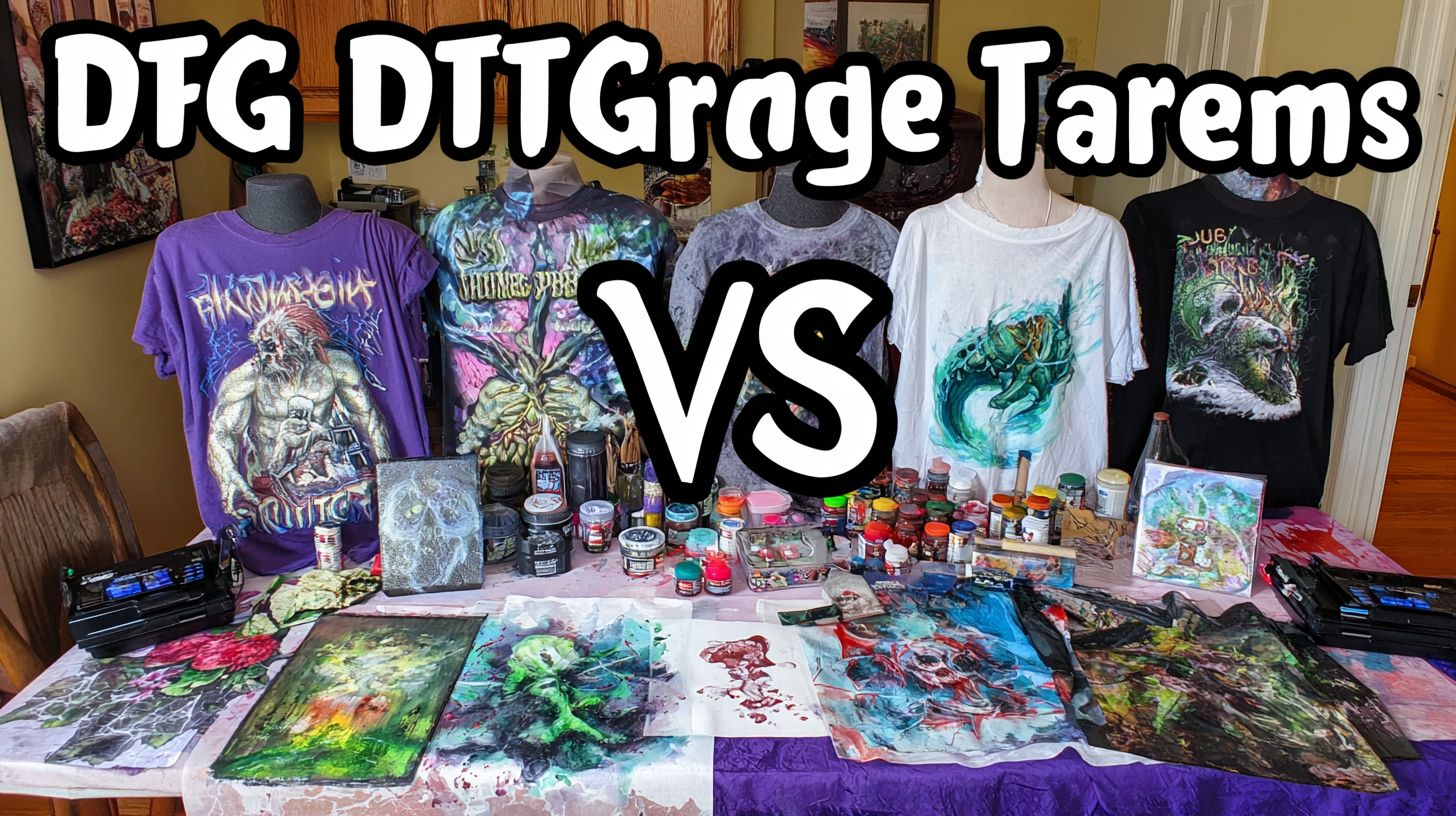 What Are DTF and DTG Printing?